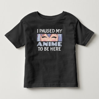 Camiseta De Bebé Pausé mi Anime para estar aquí Funny Anime Fan