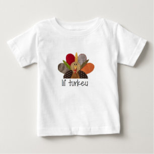 Camiseta De Bebé Pavo de la Acción de gracias-lil