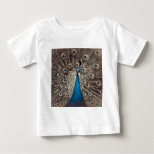 Camiseta De Bebé Pavo Real Azul Antiguo