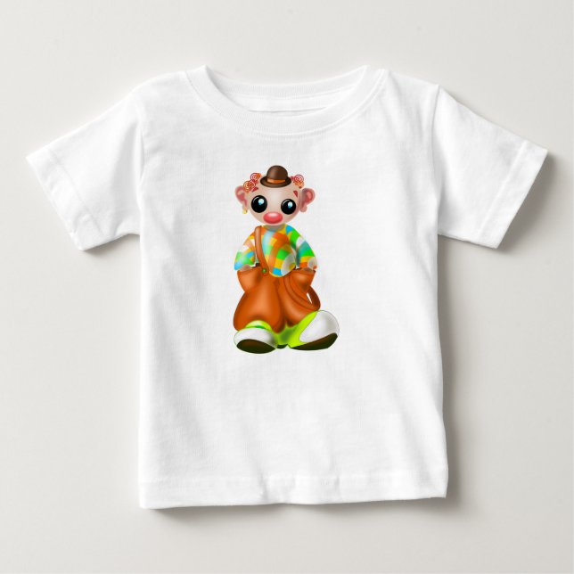Camiseta de bebé payaso pequeño (Anverso)