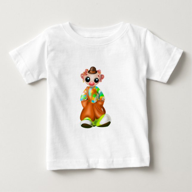Camiseta de bebé payaso pequeño - Circo (Anverso)