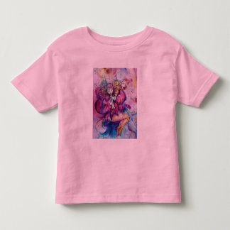 CAMISETA DE BEBÉ PAYASO ROSA MUSICAL