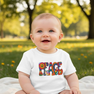 Camiseta De Bebé Paz