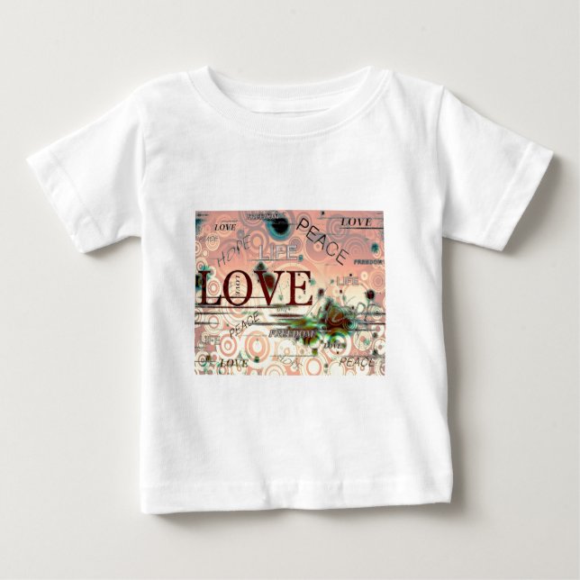 Camiseta De Bebé Paz (Anverso)