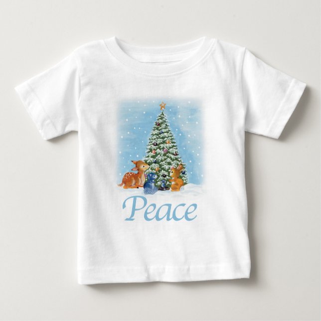 Camiseta De Bebé Paz (Anverso)