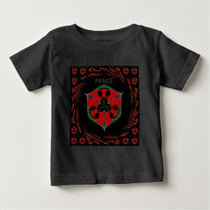Camiseta De Bebé "Paz: con Escudo Emblema"