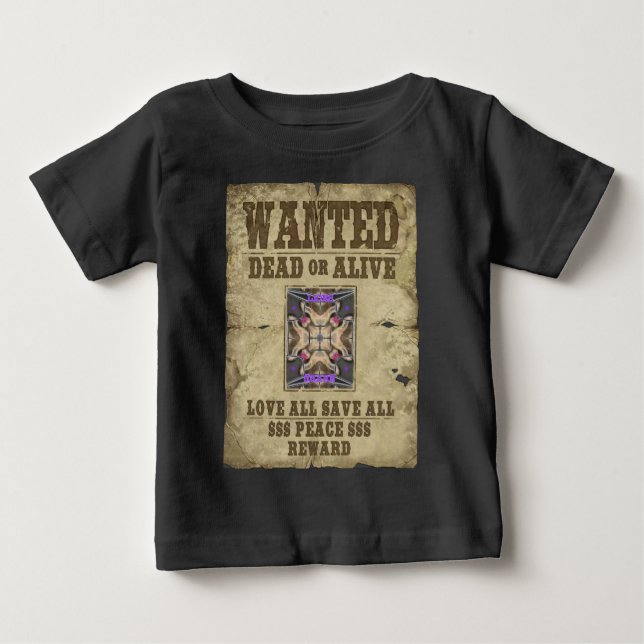 Camiseta De Bebé Paz deseada (Anverso)