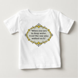 Camiseta De Bebé Paz en aguas profundas