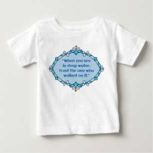 Camiseta De Bebé Paz en aguas profundas