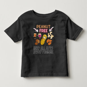 Camiseta De Bebé PEANUT LIBRE - Mantén Todas Las Nueces Lejos De Mí