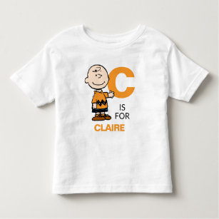 Camiseta De Bebé PEANUTS   Charlie Brown personalizado