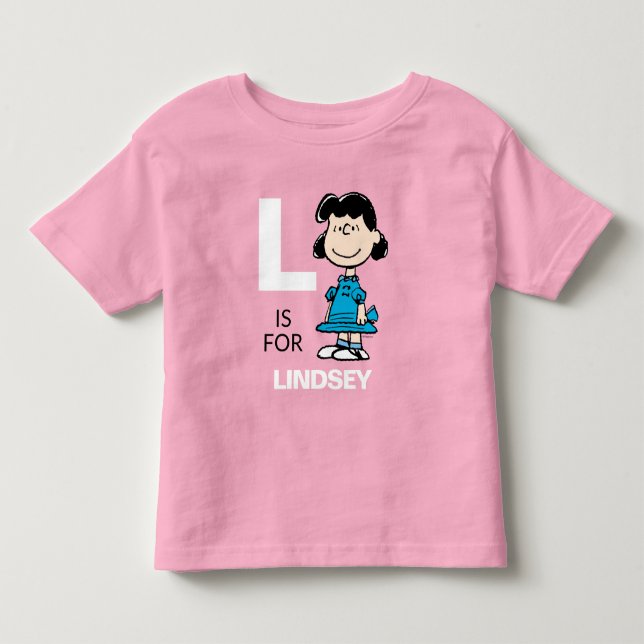 Camiseta De Bebé PEANUTS | Lucy personalizada (Anverso)