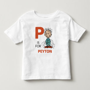 Camiseta De Bebé PEANUTS   Pigpen personalizado