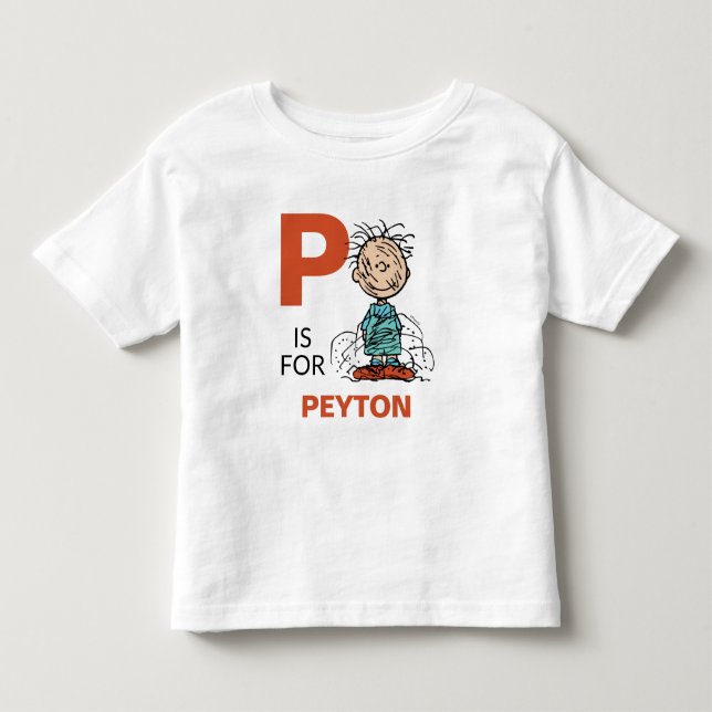 Camiseta De Bebé PEANUTS | Pigpen personalizado (Anverso)