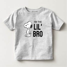 Camiseta De Bebé Peanuts | Snoopy Soy El Hermano Menor
