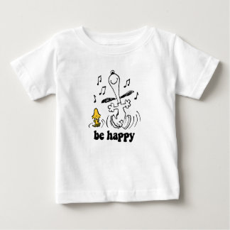 Camiseta De Bebé Peanuts Snoopy y Woodstock será feliz baile