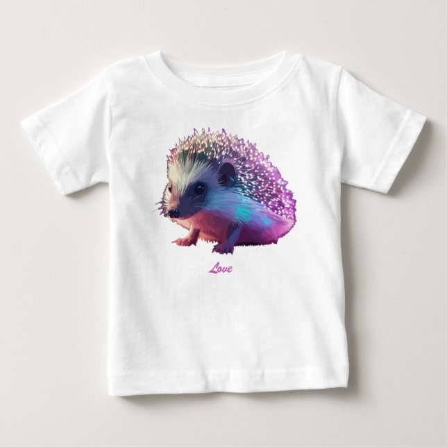 Camiseta De Bebé Pearl the Hedgehog T-Shirt (Anverso)