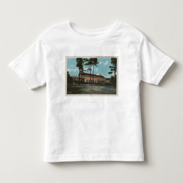 Camiseta De Bebé Pebble Beach, CA - Del Monte aloja la visión y (Anverso)