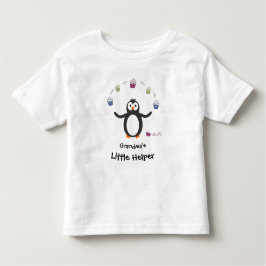 Camiseta De Bebé Peces de malabarismo pingüino ayuda a añadir nombr