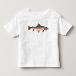 Camiseta De Bebé Peces de trucha arco iris