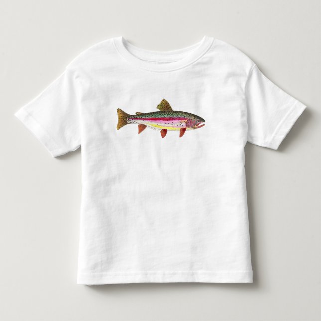 Camiseta De Bebé Peces de trucha arco iris (Anverso)