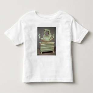 Camiseta De Bebé Pecho con un barco adornado con dos cabezas