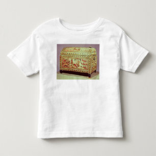 Camiseta De Bebé Pecho pintado que representa al rey en el carro