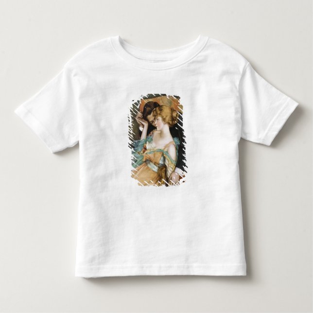 Camiseta De Bebé Pélele amor para tocar a Maria Greene Blumenschein (Anverso)
