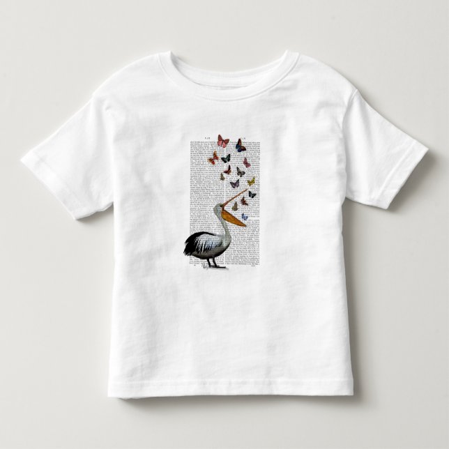 Camiseta De Bebé Pelican & Butterflies (Anverso)