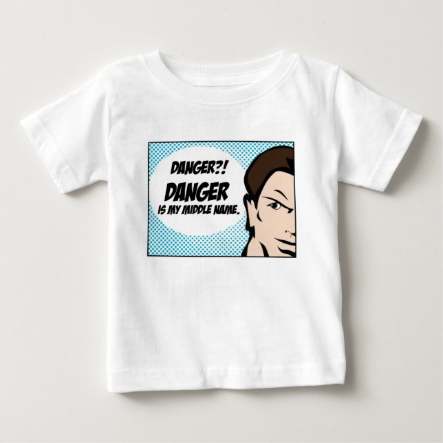 Camiseta De Bebé ¡Peligro?! (Anverso)