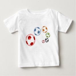 Camiseta De Bebé pelotas de pie