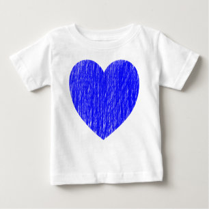 Camiseta De Bebé Pencillado en - Azul