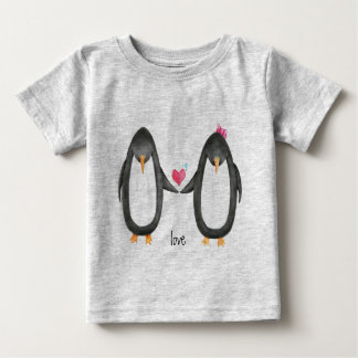 Camiseta De Bebé Pengin Luv