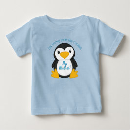 Camiseta De Bebé Penguin Baby Shower