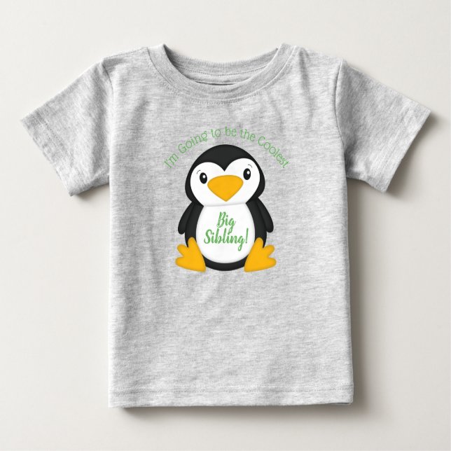 Camiseta De Bebé Penguin Baby Shower (Anverso)