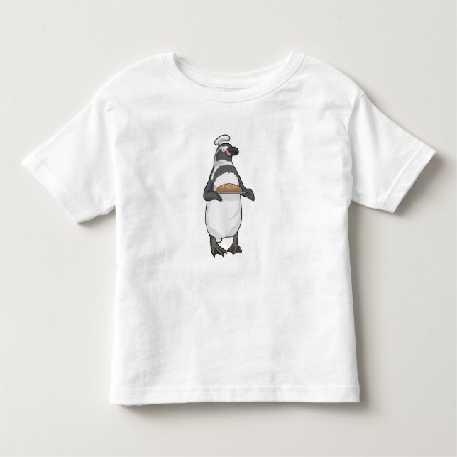 Camiseta De Bebé Penguin Baker Bread (Anverso)