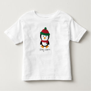 Camiseta De Bebé Penguin Stay Warm