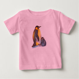 Camiseta De Bebé Penguins Baby Tutu Bodysuit, Rosa