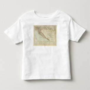 Camiseta De Bebé Península balcánica, Croacia, Eslovenia