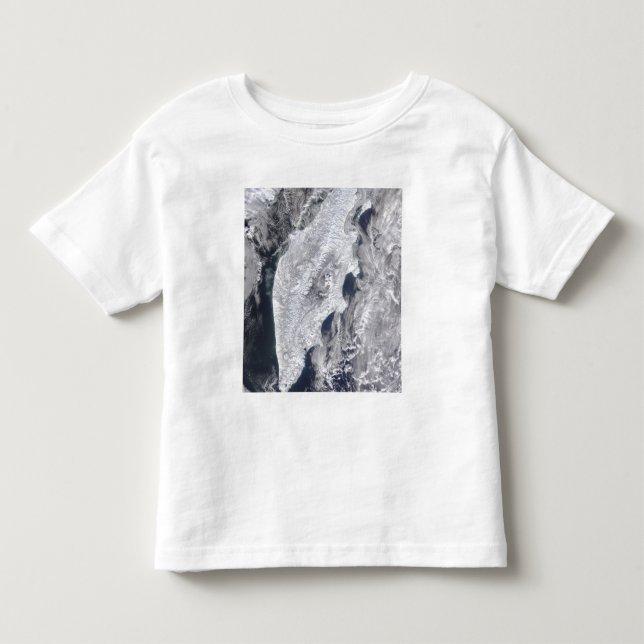 Camiseta De Bebé Península de Kamchatka, Rusia Oriental 2 (Anverso)