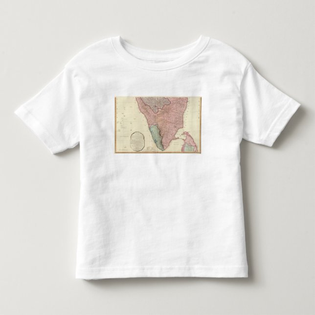 Camiseta De Bebé Península de la India del sur (Anverso)