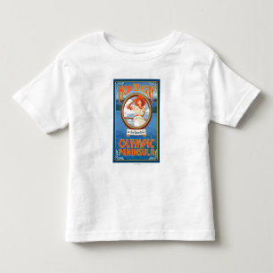 Camiseta De Bebé Península olímpica, WashingtonHop el transbordad