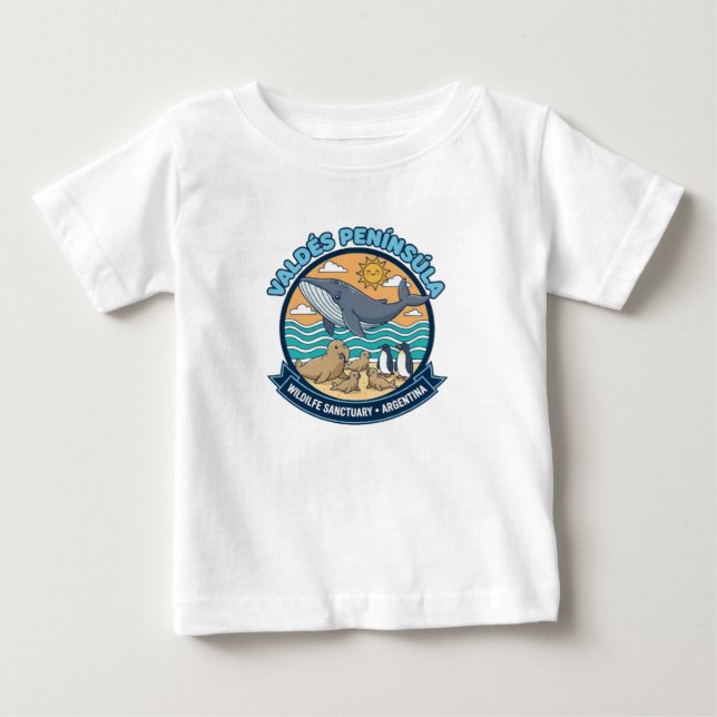 CAMISETA DE BEBÉ PENÍNSULA VALDÉS (Anverso)