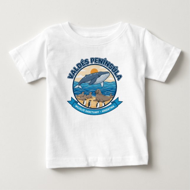 CAMISETA DE BEBÉ PENÍNSULA VALDÉS (Anverso)