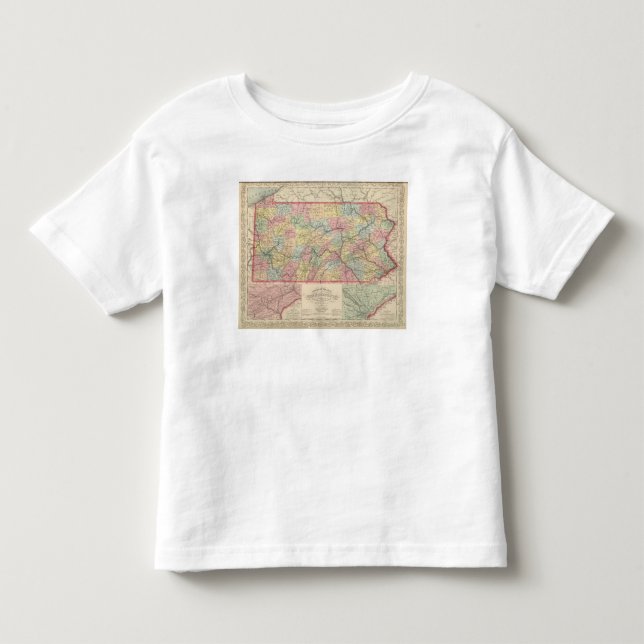 Camiseta De Bebé Pennsylvania 12 (Anverso)