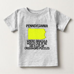 Camiseta De Bebé Pennsylvania - Donde Viviría Drácula...