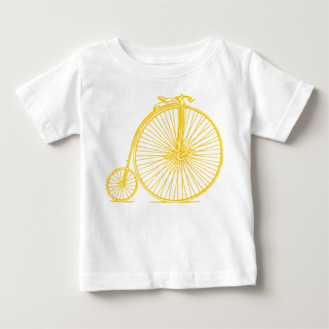 Camiseta De Bebé Penny Farthing - Amber (Anverso)