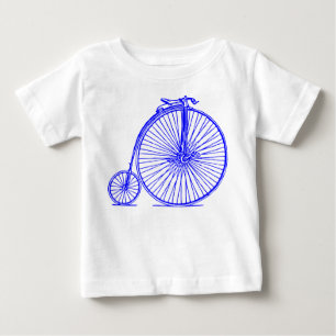 Camiseta De Bebé Penny Farthing - Azul