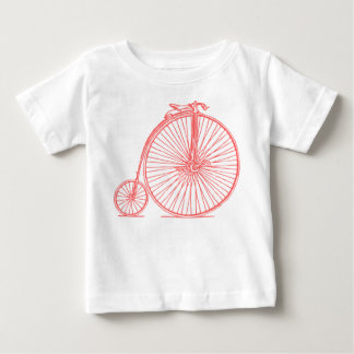 Camiseta De Bebé Penny Farthing - Rosa tropical