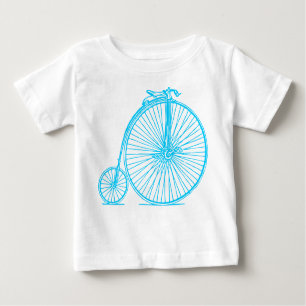 Camiseta De Bebé Penny Farthing - Sky Blue